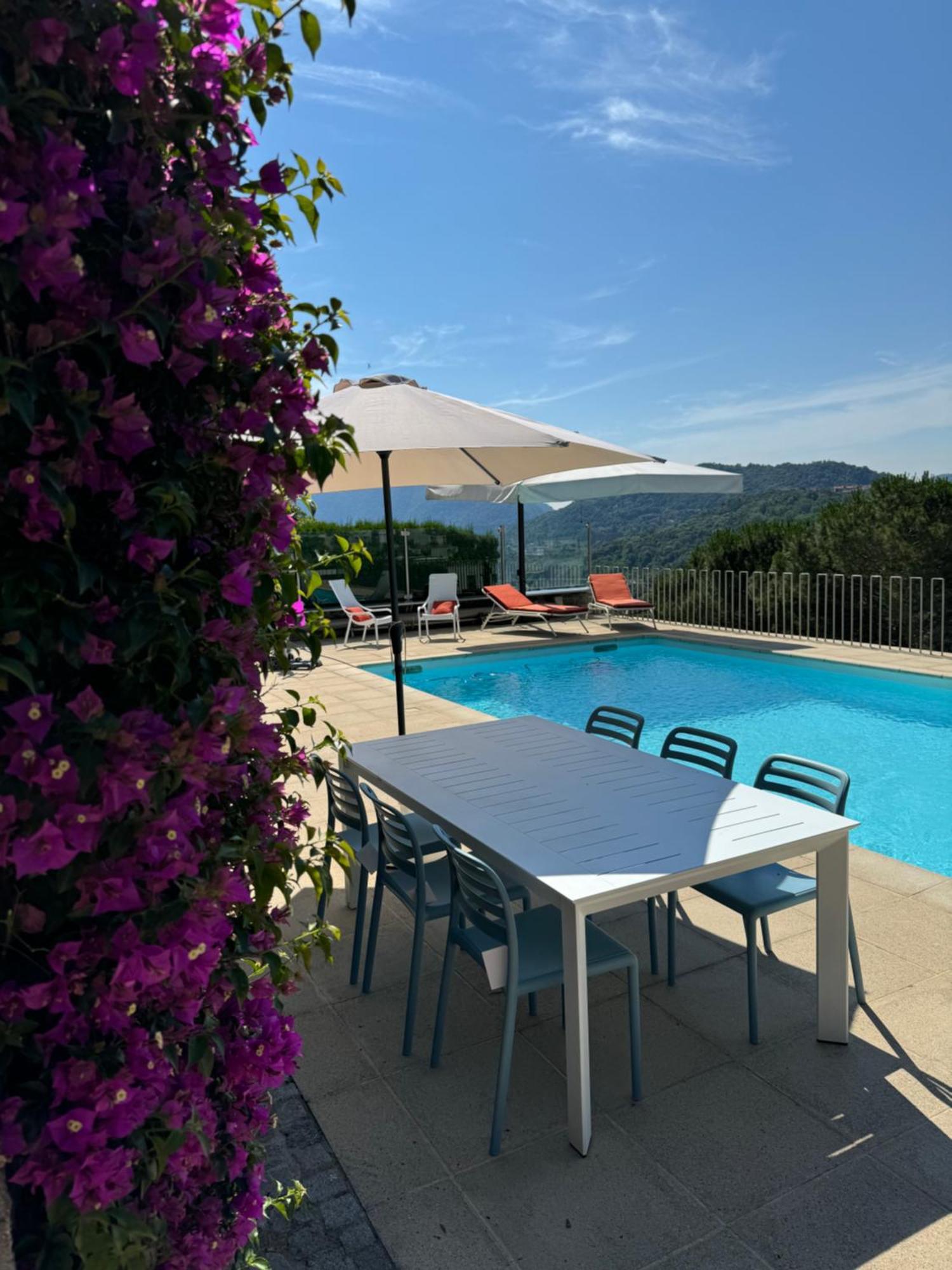Veralto - Modern Suite With Como Lake View Vacallo エクステリア 写真